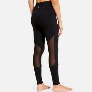 Athleta High Rise Plie Mesh Black Leggings size XS
